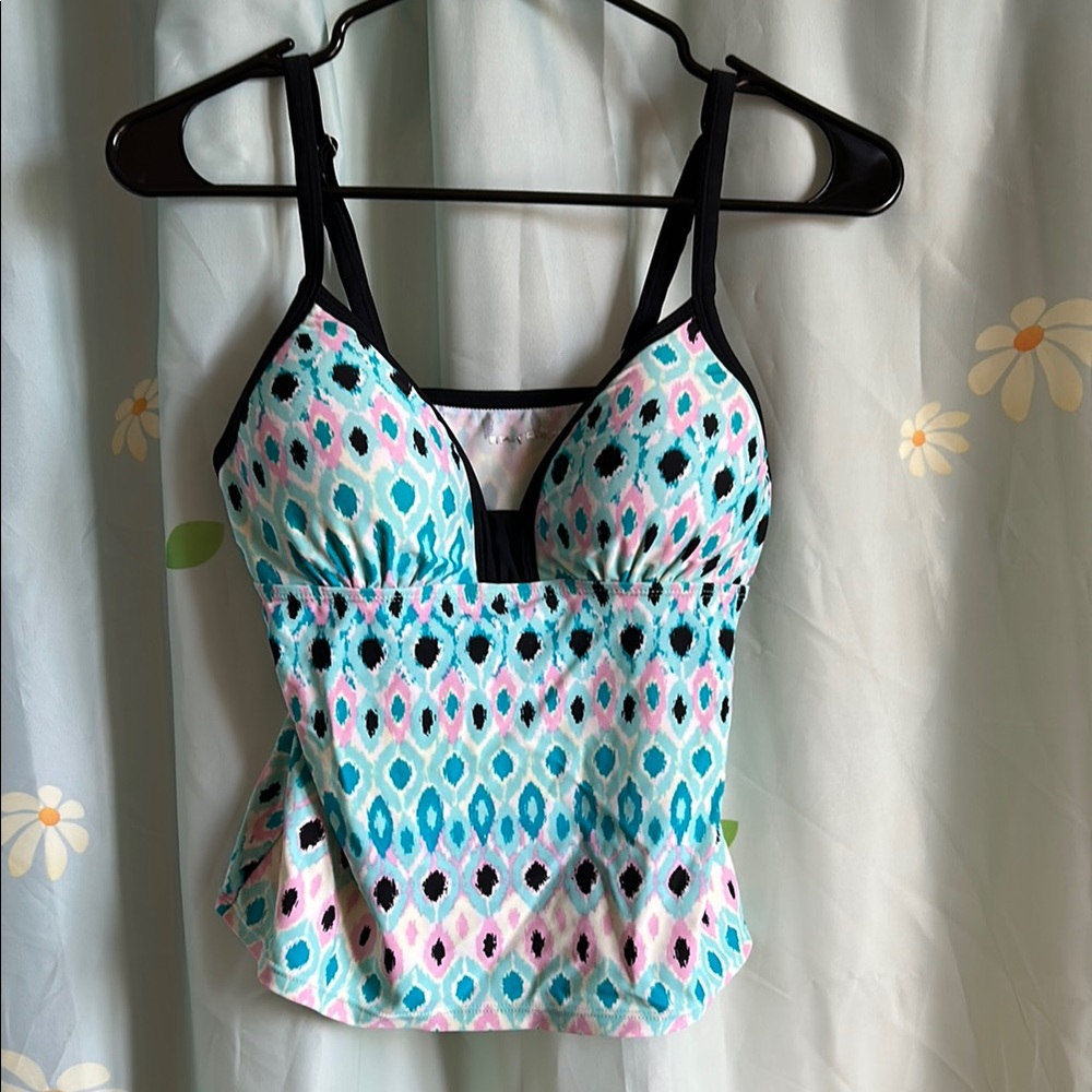 Free Country Women's Multicolor Ocean Splash Tankini Top